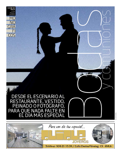 Bodas y comuniones